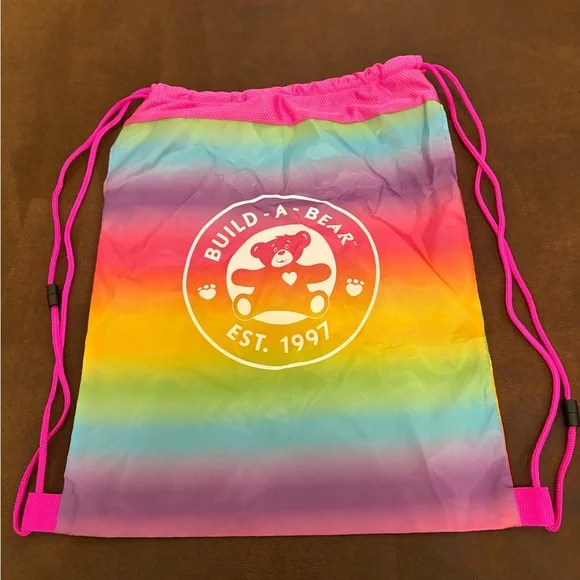 Build-A-Bear Multicolor Drawstring Bag - Picture 1 of 2